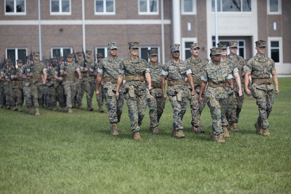 2nd Marine Logistics Group Change of Command Ceremony