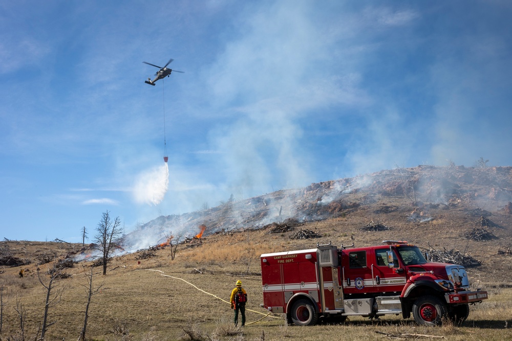 DVIDS - Images - UH-60 bucket drops at Camp Guernsey Joint Training ...