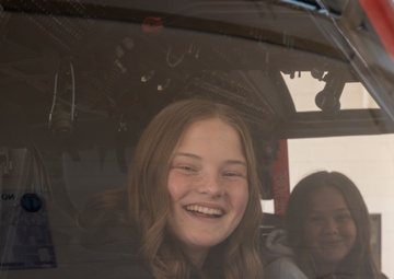 FFA students visit the Army Aviation Support Facility