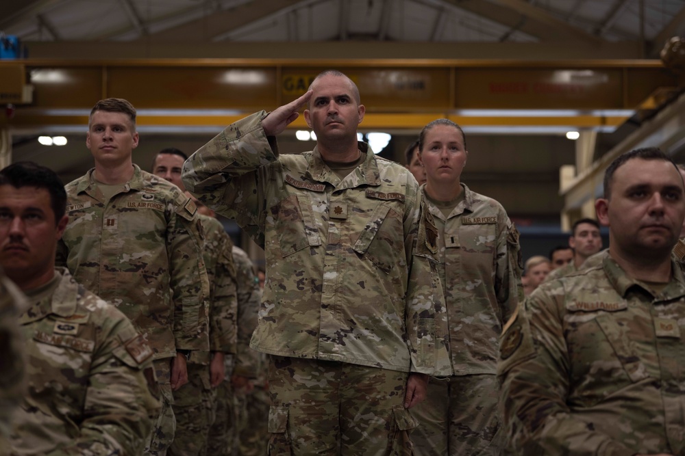 820th COS Change of Command