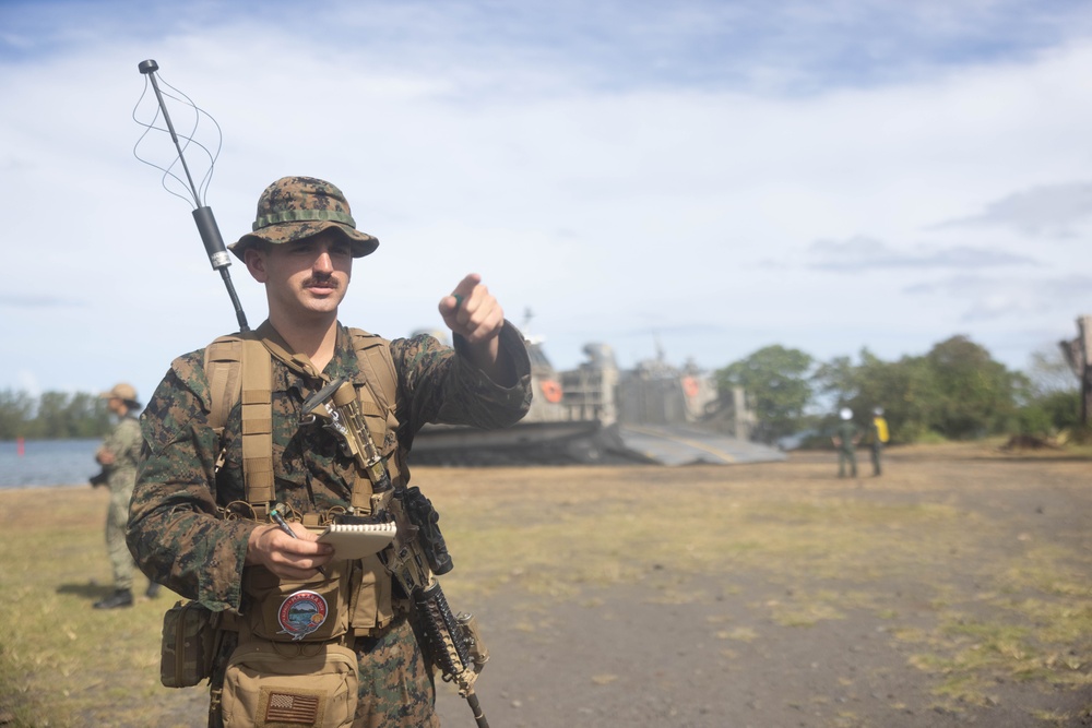 U.S. Marines patrol during Marara 24