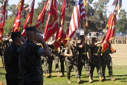 1st MARDIV holds change of command ceremony