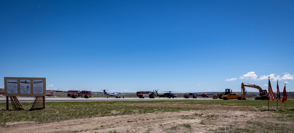 Groundbreaking Ceremony for New Fire Station Complex at Camp Guernsey Joint Training Center