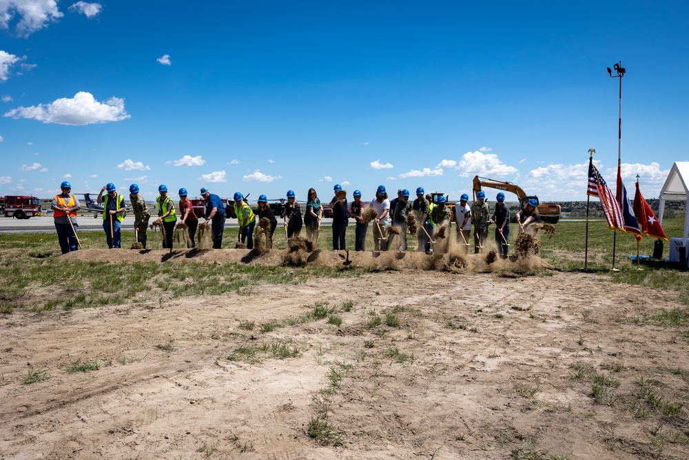 Groundbreaking Ceremony for New Fire Station Complex at Camp Guernsey Joint Training Center