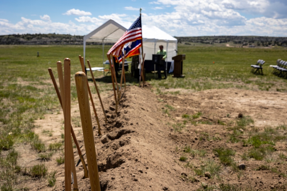 Groundbreaking Ceremony for New Fire Station Complex at Camp Guernsey Joint Training Center