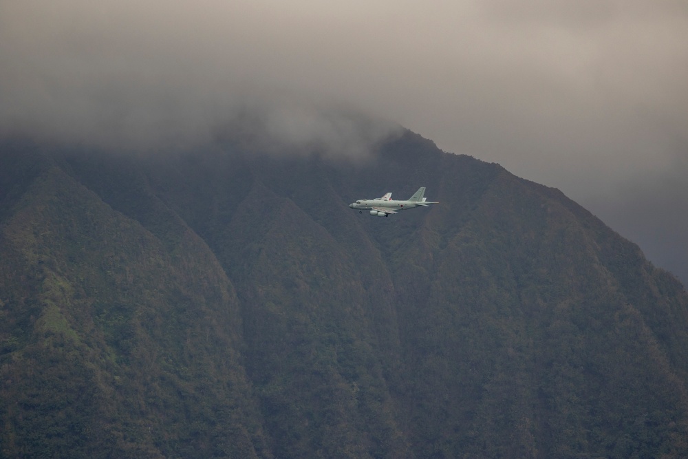 JMSDF P-1 lands at Marine Corps Air Station Kaneohe Bay for RIMPAC 2024