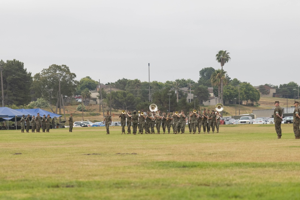 1st MARDIV holds change of command ceremony