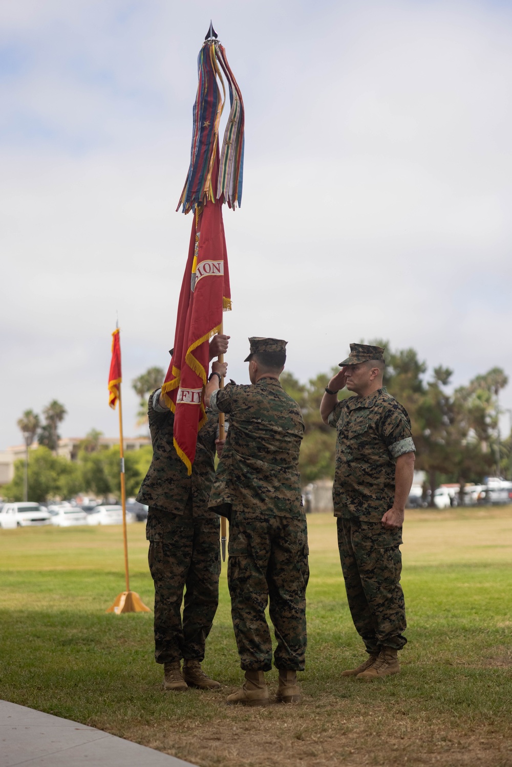 1st MARDIV holds change of command ceremony