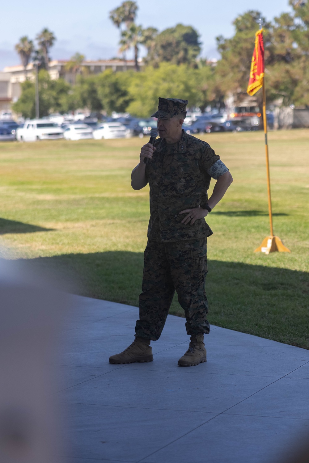 1st MARDIV holds change of command ceremony