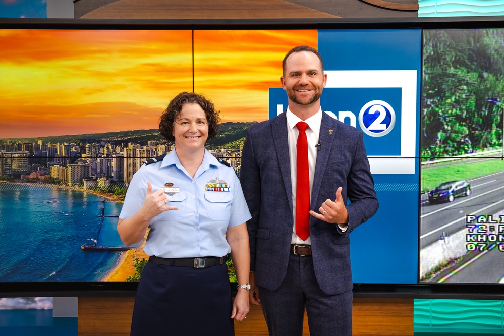 RAAF Air Commodore Louise desJardins discusses RIMPAC on Hawaii News KHON2