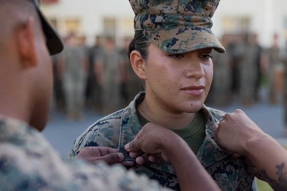  4th Marines Promotes New NCOs