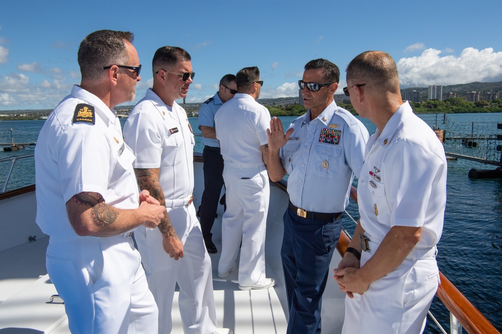 RIMPAC24 Senior Enlisted Leaders tour Pearl Harbor