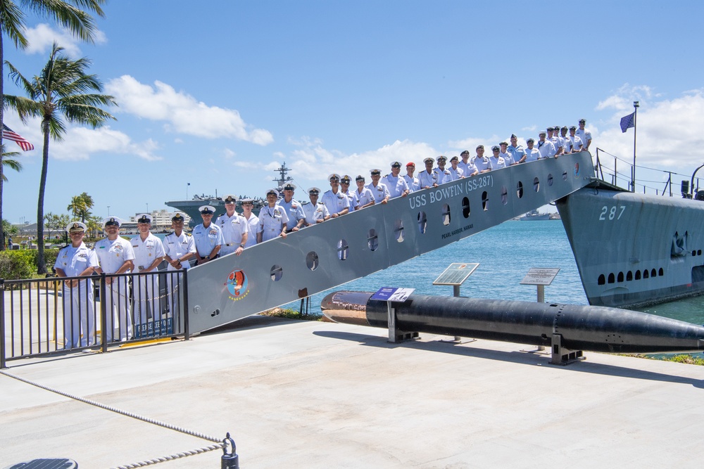 RIMPAC 2024 Senior Enlisted Leaders tour USS Bowfin