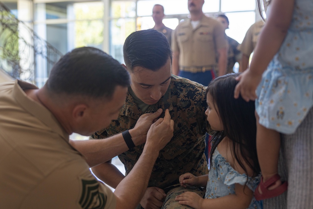 Marines to be Promoted and Awarded