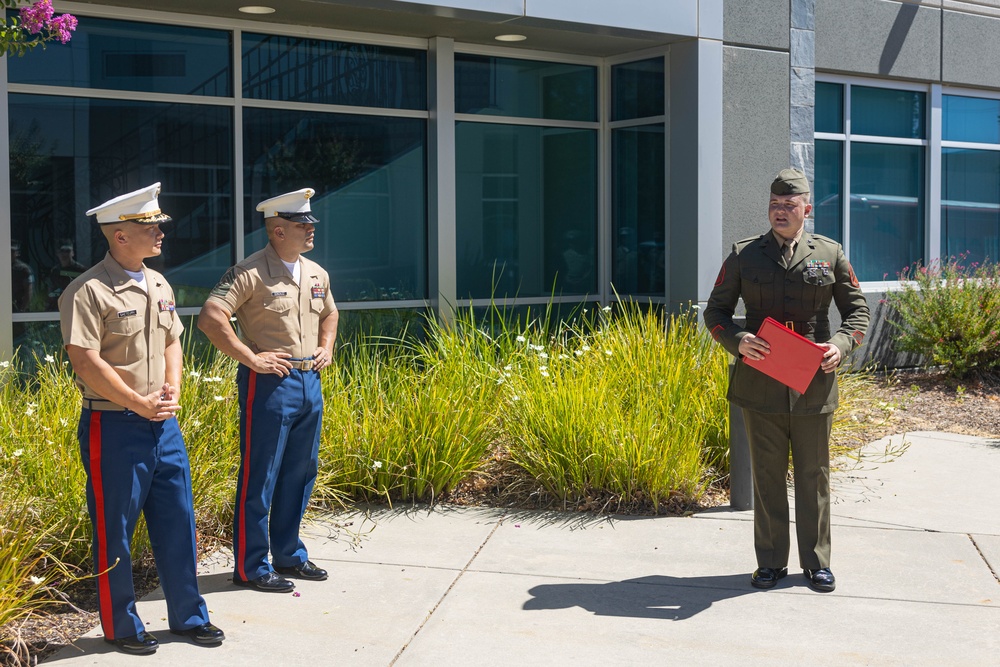 Marines to be Promoted and Awarded