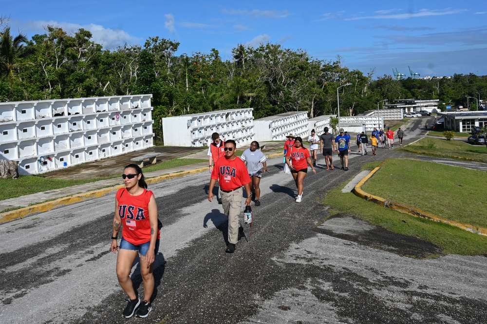 Operation Never Forget at the Guam Veterans Cemetery