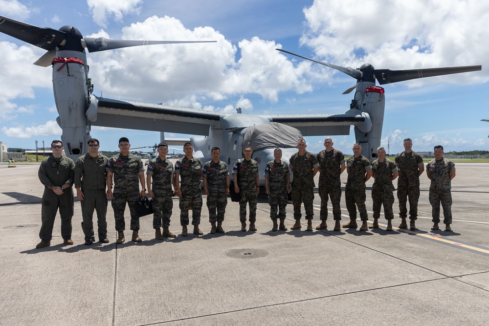 Republic of Korea Marines visit MCAS Futenma