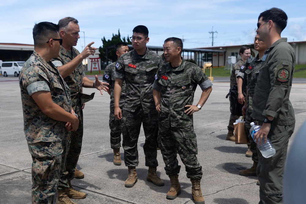 Republic of Korea Marines visit MCAS Futenma