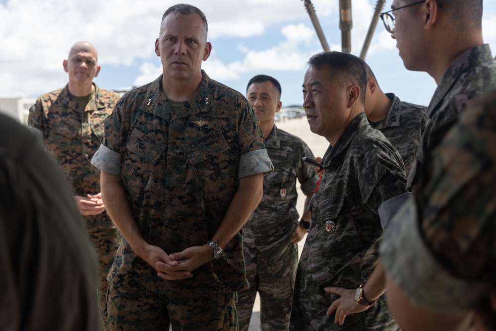 Republic of Korea Marines visit MCAS Futenma