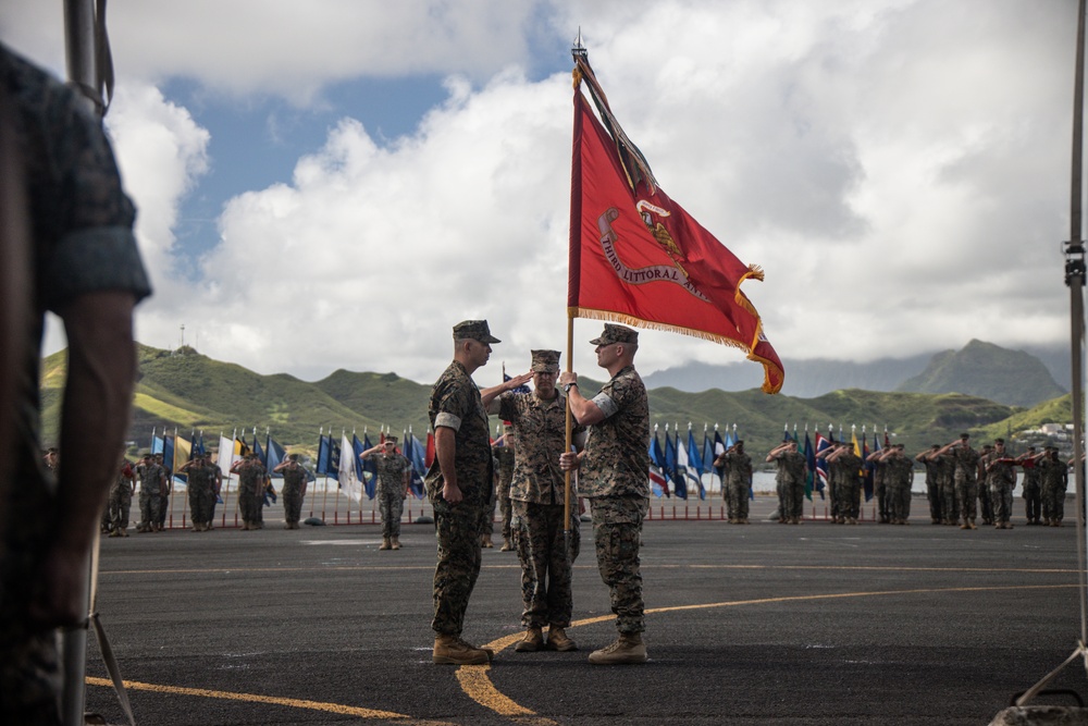 3d Littoral Anti-Air Battalion Change of Command