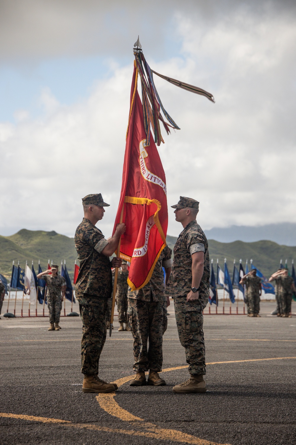 3d Littoral Anti-Air Battalion Change of Command