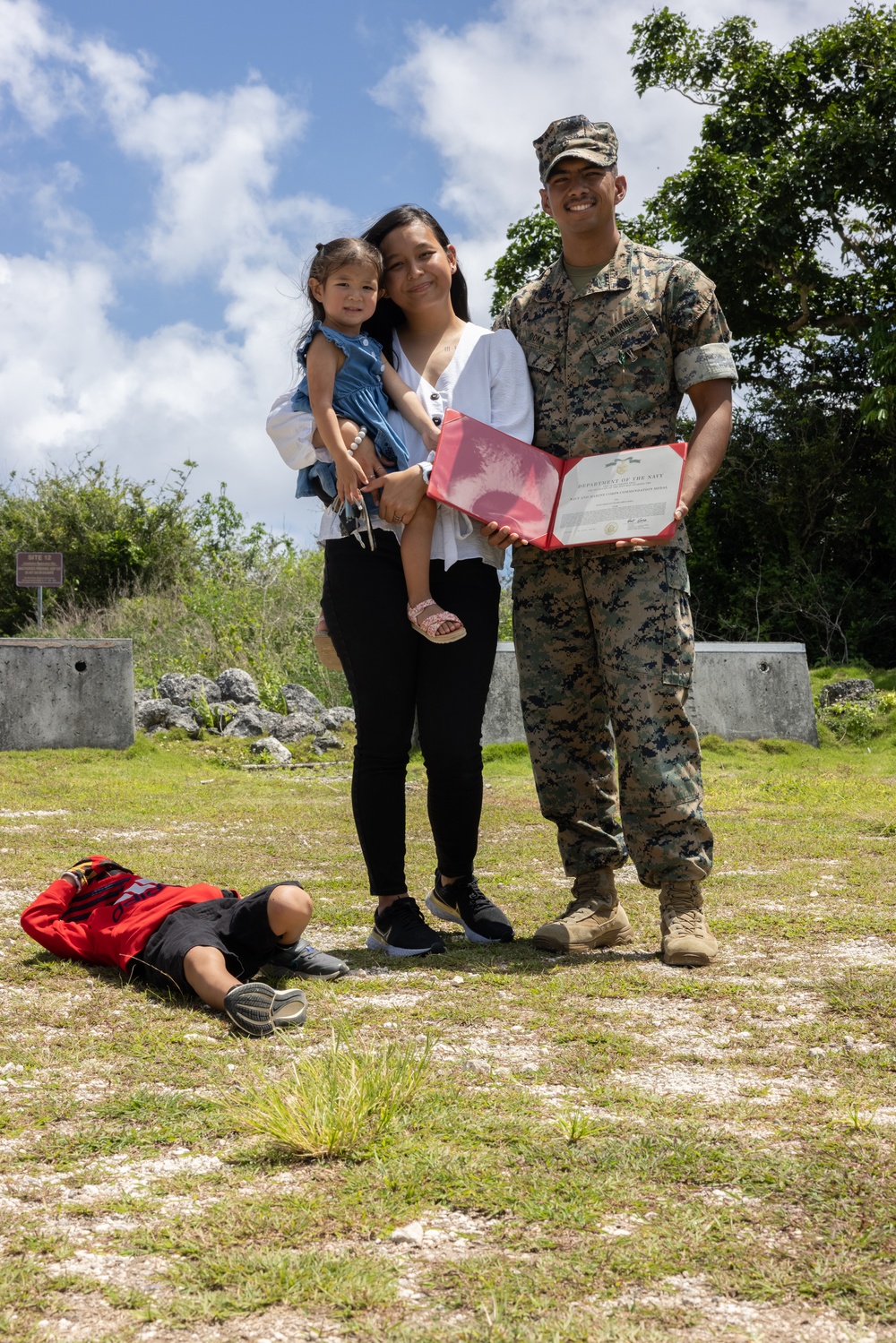 Camp Blaz award ceremony