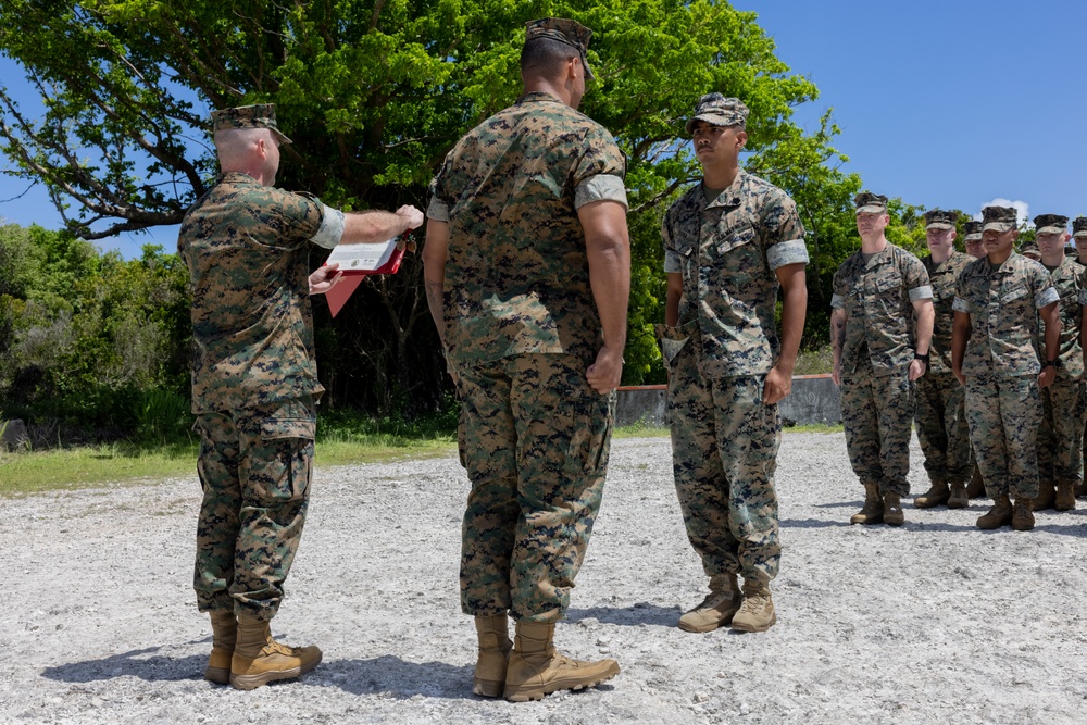 Camp Blaz award ceremony