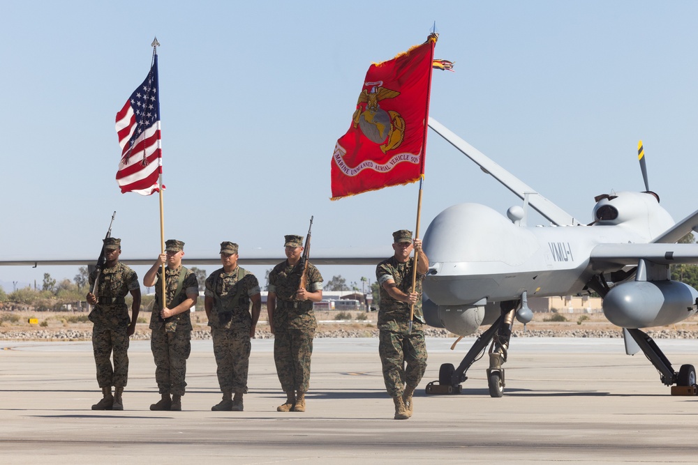 VMU-1 hosts change of command ceremony