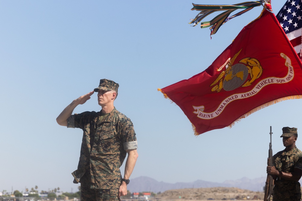 VMU-1 hosts change of command ceremony