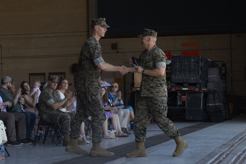 VMU-1 hosts change of command ceremony