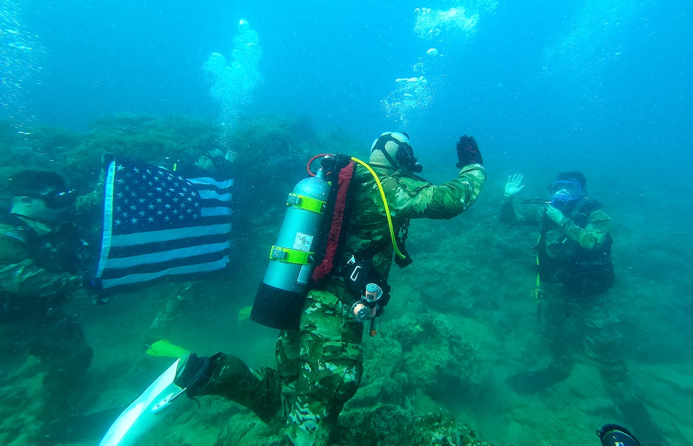 The Dive into Commitment: The Unconventional Reenlistment of Sgt. 1st Class Tomasich