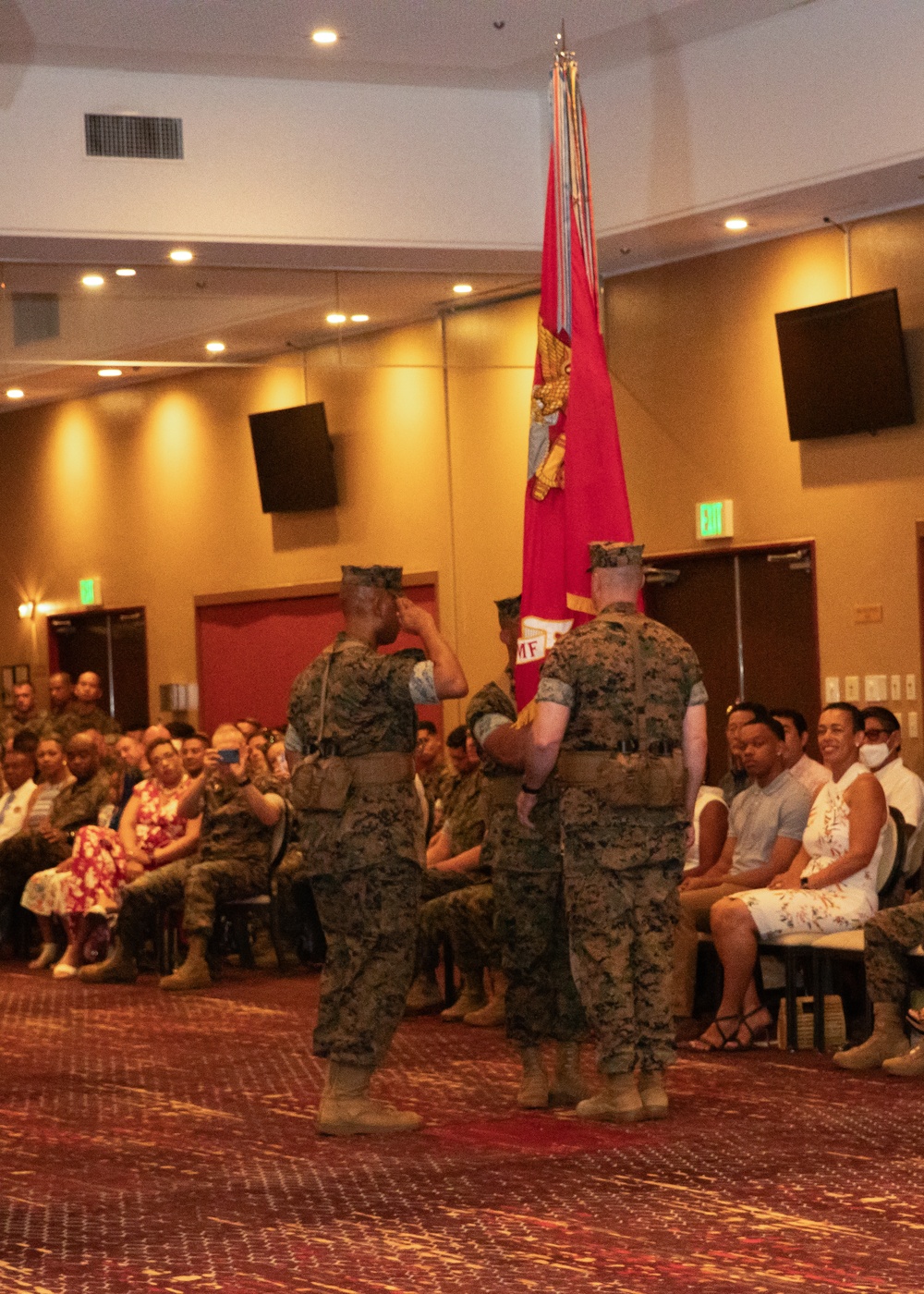 CLR-37 Change of Command Ceremony