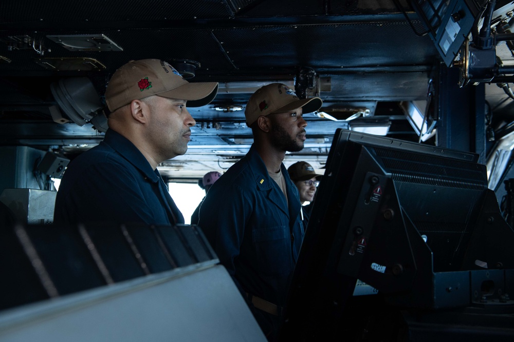 Ammunition Transfer Aboard Theodore Roosevelt