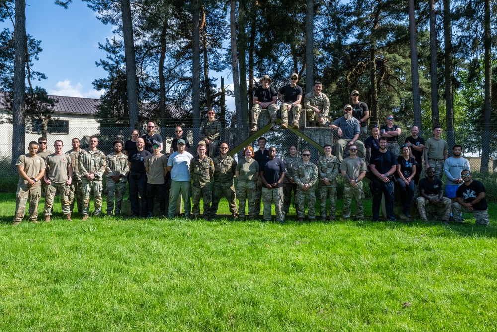 52nd SFS hosts international training for military working dog handlers