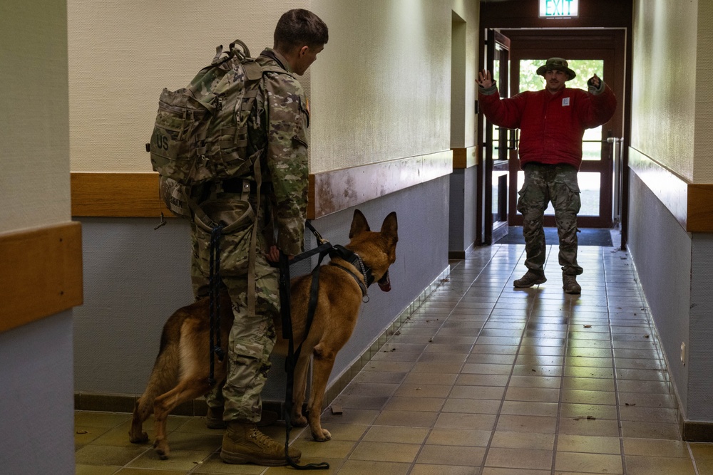 52nd SFS hosts international training for military working dog handlers