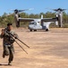 MRF-D 24.3: Marines rehearse loading, offloading from MV-22B Ospreys