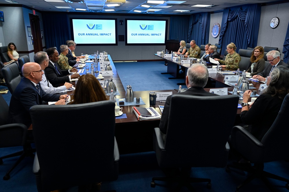 SecAF Kendall attends Air Force Aid Society board meeting