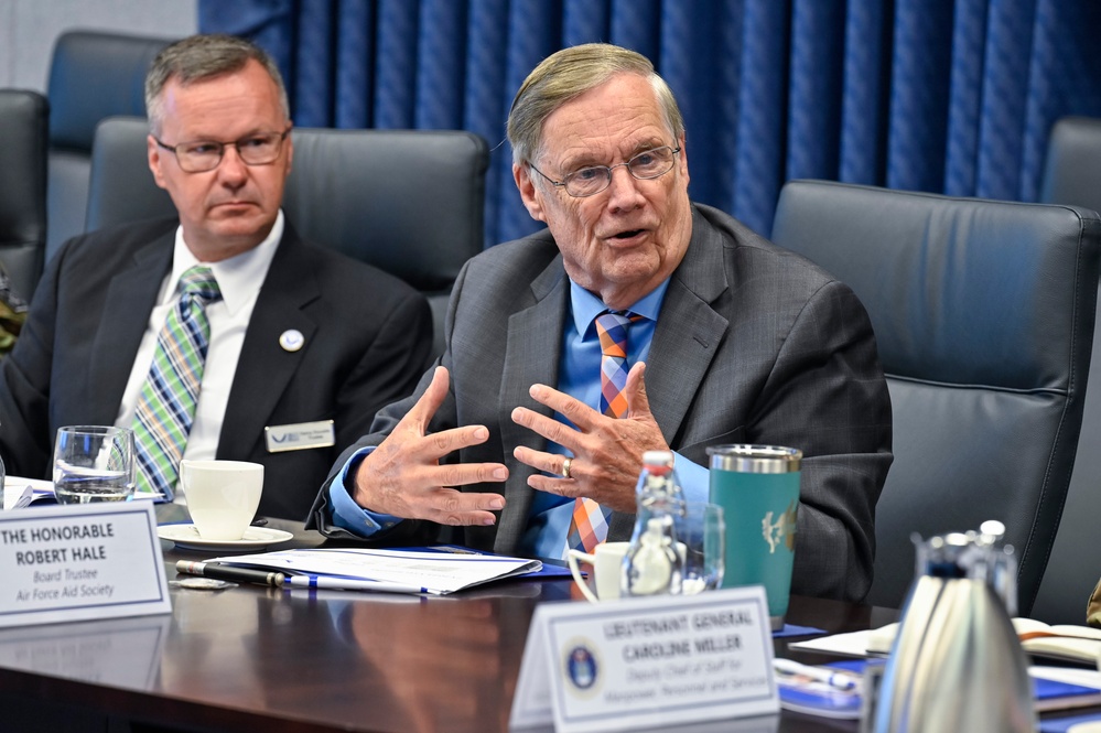 SecAF Kendall attends Air Force Aid Society board meeting