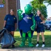 NSA HR Sailors, Stewie Participate in Clean the Base Day