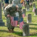 Naval Medical Center Portsmouth Staff Place Independence Day Flags at Naval Cemetery