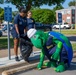 NSA HR Sailors, Stewie Participate in Clean the Base Day