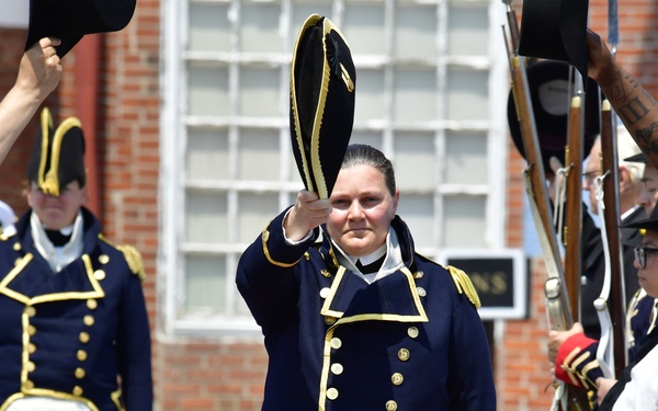 USS Constitution Holds Change of Command Ceremony