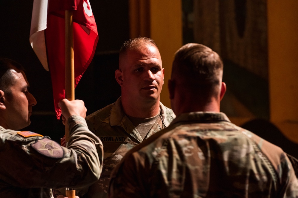 Headquarters Support Company has a change of command for both the Commander and 1SG