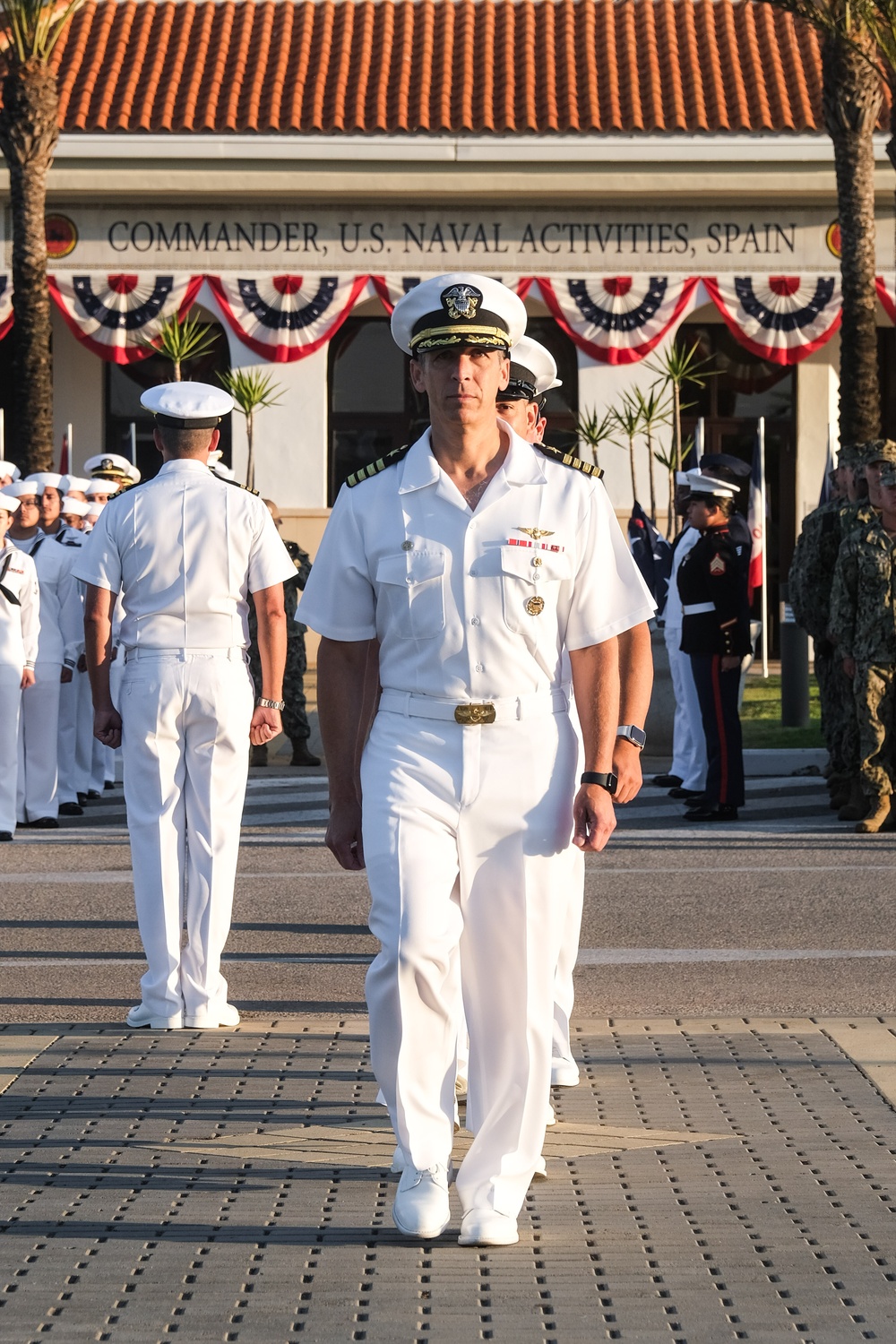 Naval Station Rota Flag Raising Ceremony 2024