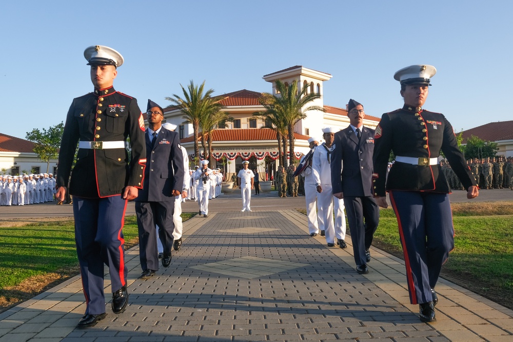 Naval Station Rota Flag Raising Ceremony 2024