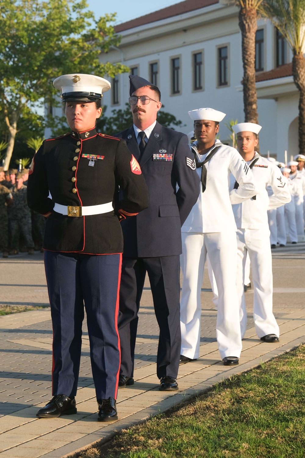 Naval Station Rota Flag Raising Ceremony 2024