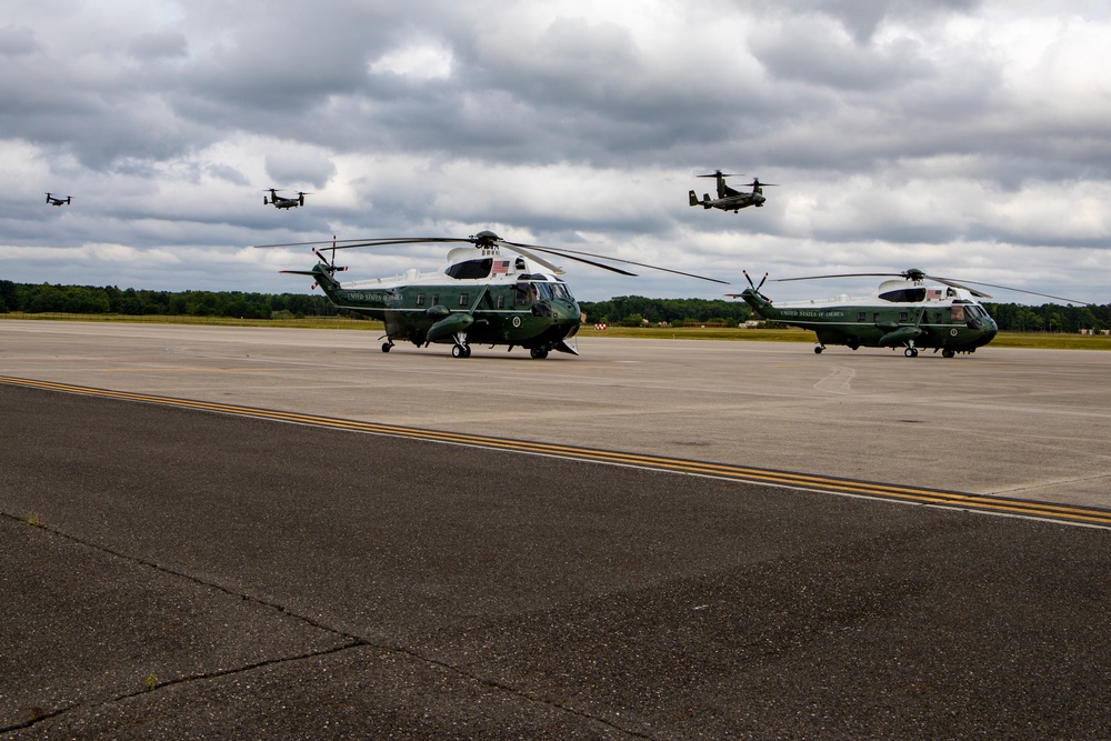 POTUS visits JB MDL