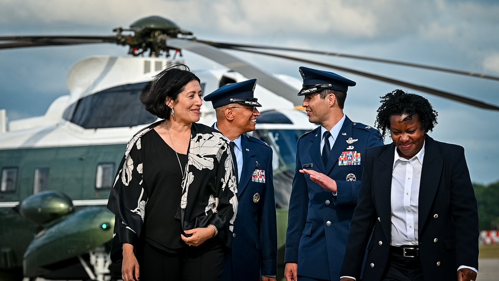 POTUS visits JB MDL