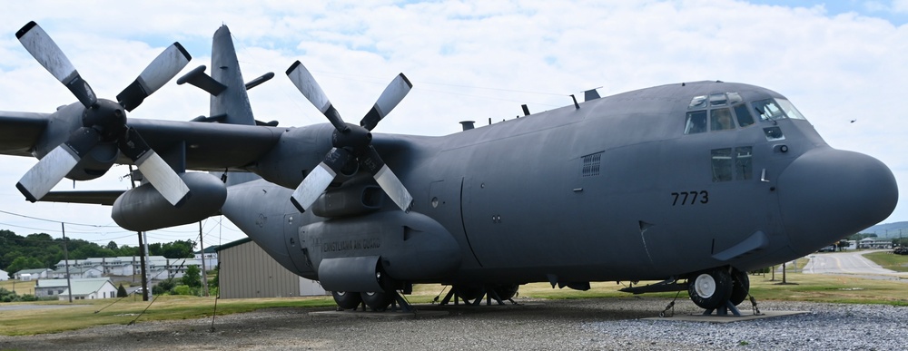 Display of a EC-130E at Fort Indiantown Gap