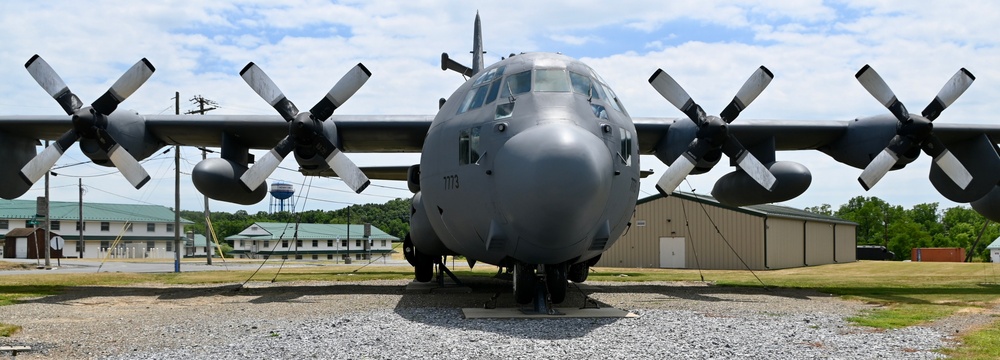 Display of a EC-130E at Fort Indiantown Gap